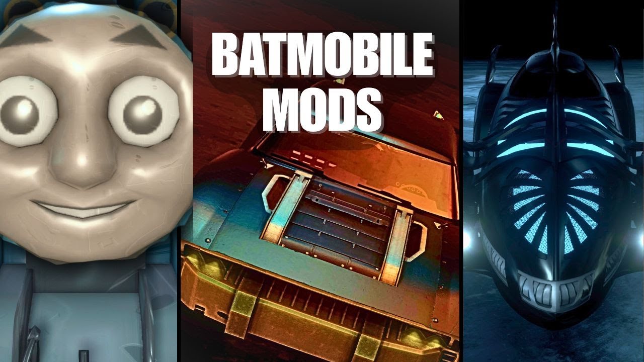 Самые безумные модификации Бэтмобиля в Arkham Knight!