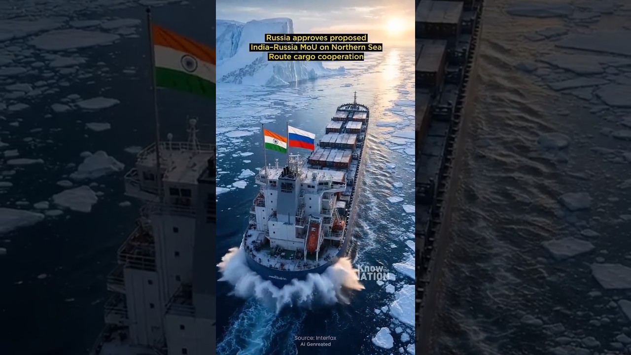 Russia approves the proposed India&ndash;Russia MoU on cargo cooperation along the Northern Sea Route