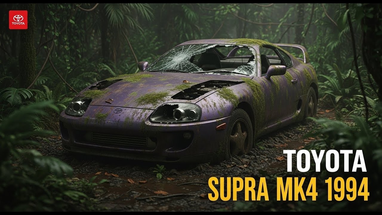 "ASMR Car Restoration | 1994 Toyota Supra MK4 Rebuilt from Abandoned to Pristine"