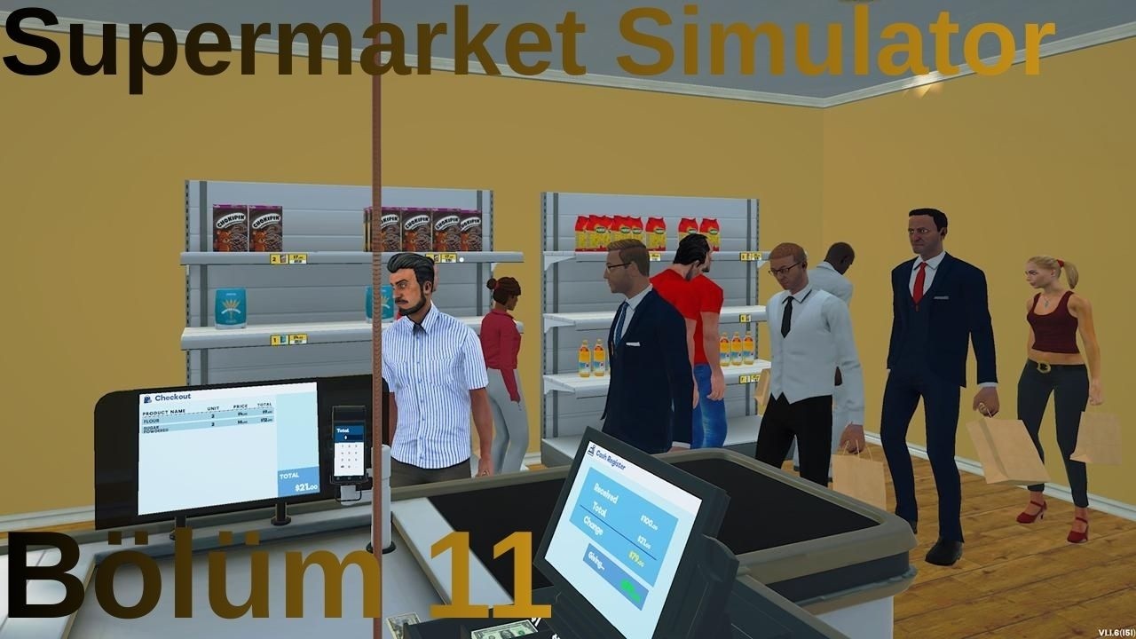 Supermarket Simulator Bölüm 11 Borçları Kapatmaya Çalışıyoruz İşler Yoğun Bayağı #oyunlar #oyuncu