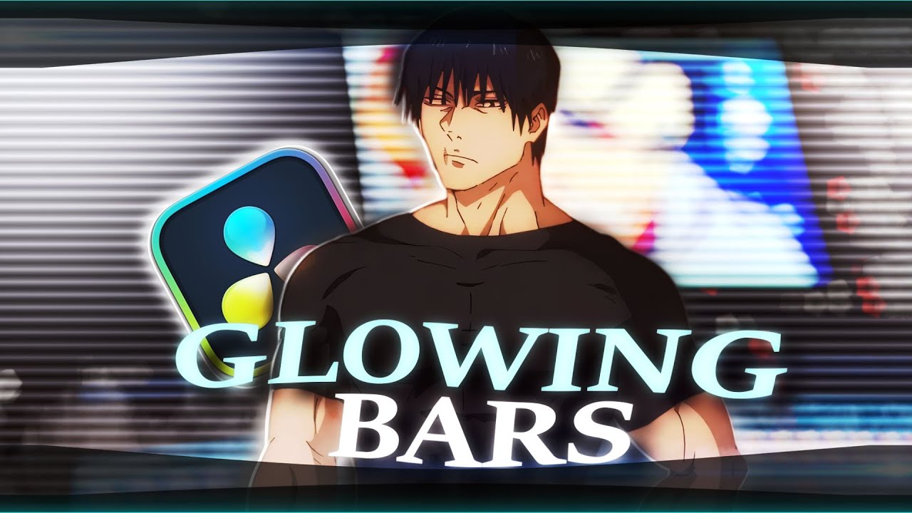 AMV Glowing bars Tutorial | Davinci Resolve