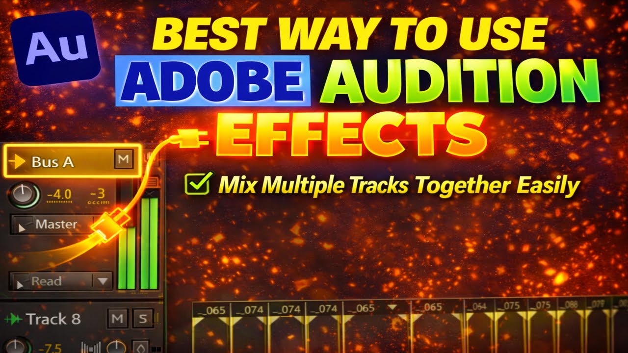 Best Way To Use Adobe Audition Effects (Bus Track)