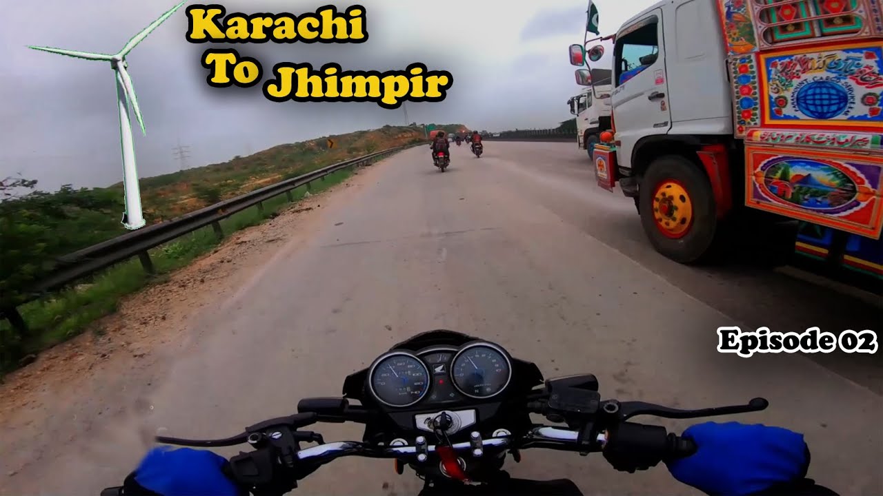 Karachi To Jhimpir | The WIND City of Pakistan | Motovlog | EP02 | #ytshort