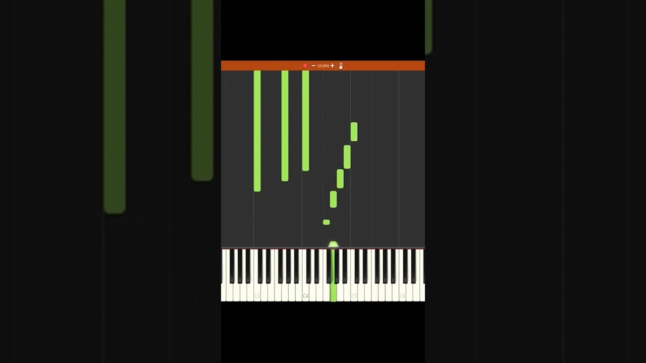 Exerc&iacute;cios de Piano f&aacute;cil. #piano #auladepiano