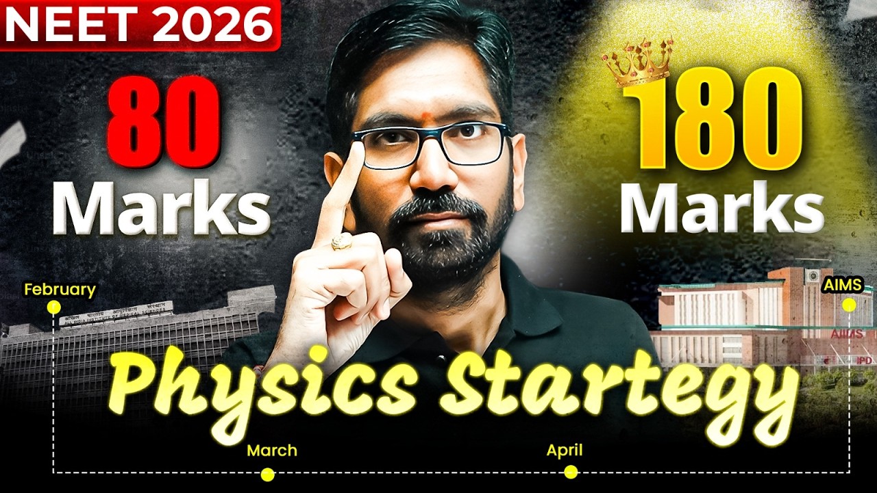 How to Score 180/180 in NEET Physics? | 90 Days Strategy & Roadmap | PW Telugu