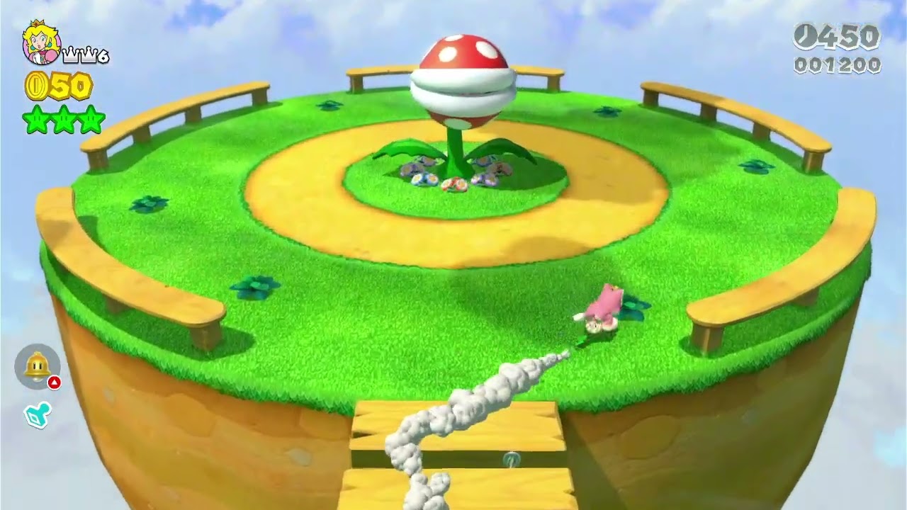 I play super mario 3d world but if i get damaged i end the video