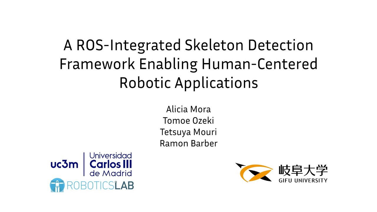 A ROS-Integrated Skeleton Detection Framework Enabling Human-Centered Robotic Applications
