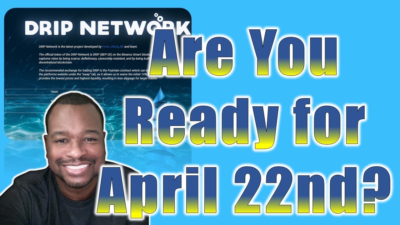 Drip Price Explodes!! - Are You Ready for April 22nd?