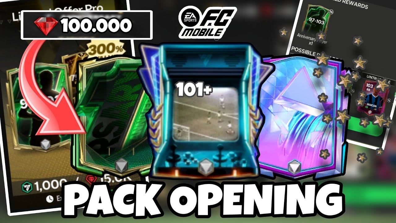 100K Gemet Költöttem El!💎 | FC Mobile 25 Pack Opening