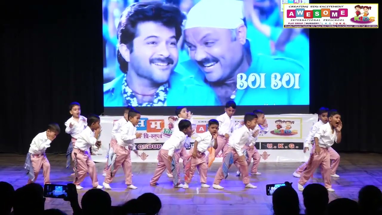 Аnil Kapoor Mashup Dance Performance Annual Day 2026 Awesome Kids International Preschool Kurla