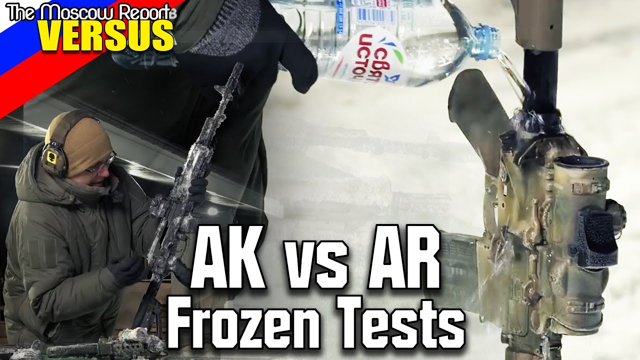 [real fps russia] AK vs AR Rifles Gun freeze test HK416 M16 M4 SIG: which is the best?