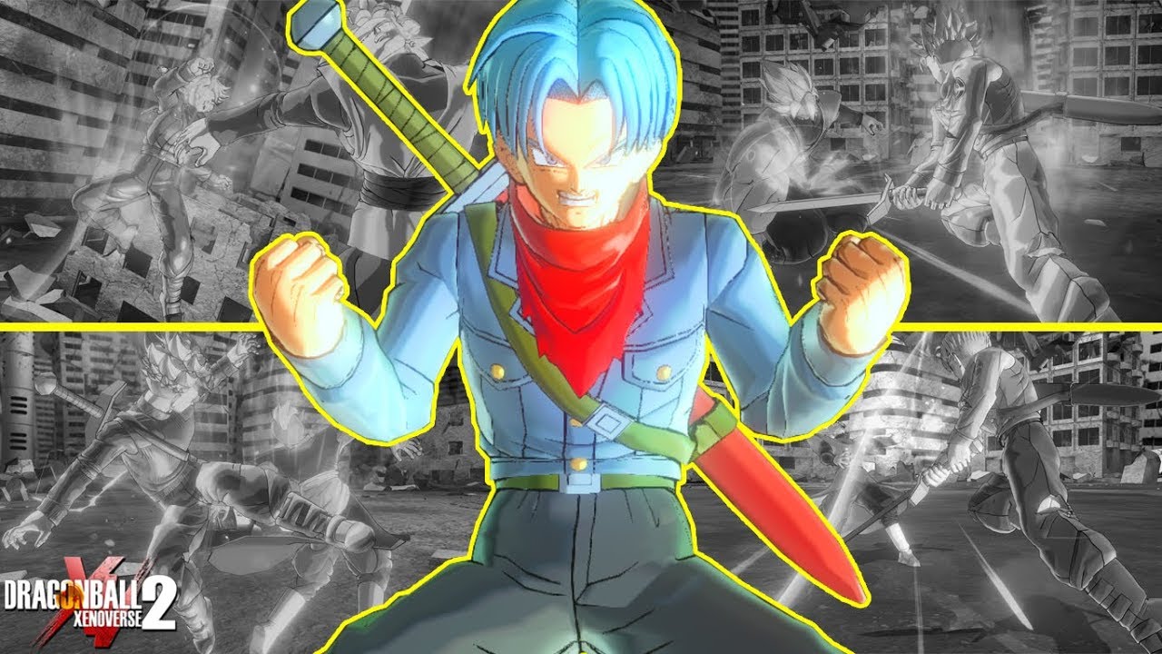 Dragon Ball Xenoverse 2 Mod : Future Trunks Moveset Revision Showcase!
