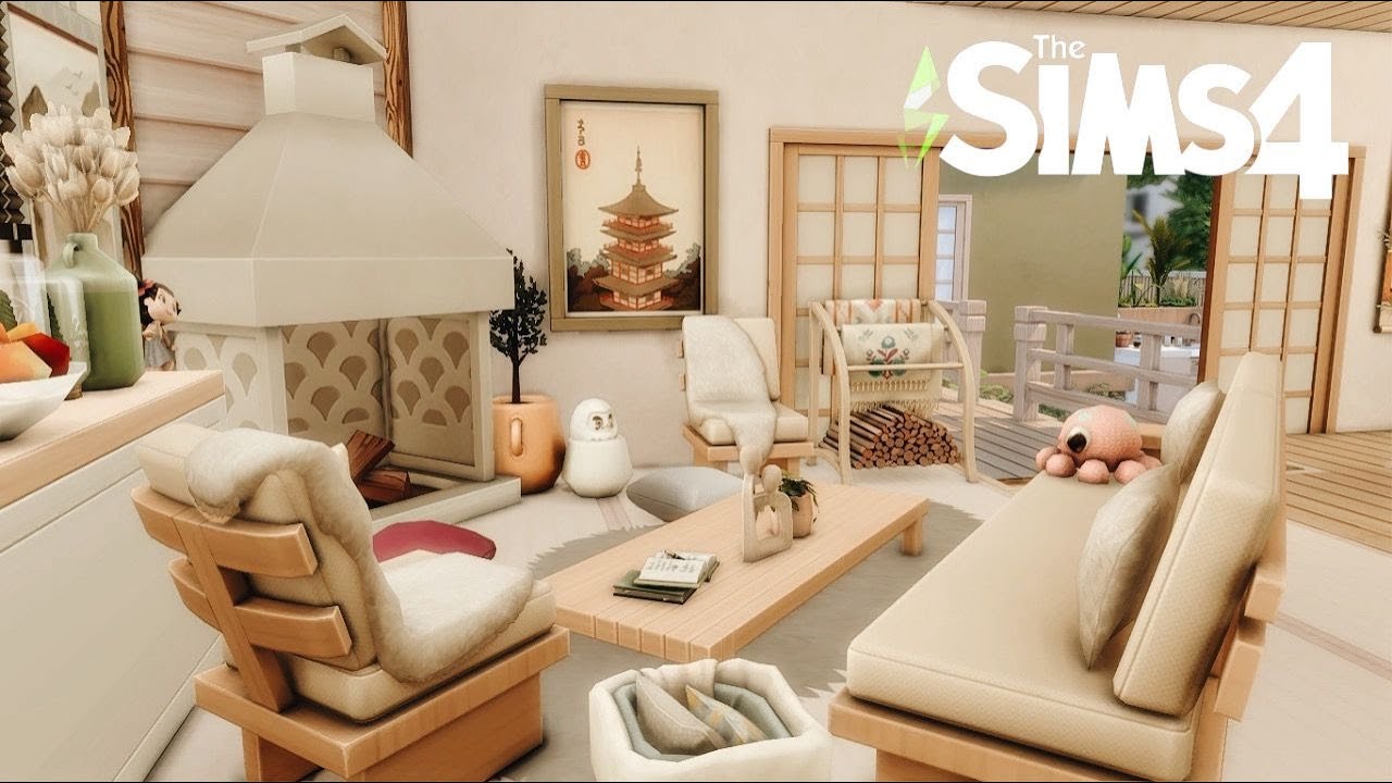 Japanese House✨| NoCC | ASMR Speedbuild | The Sims 4