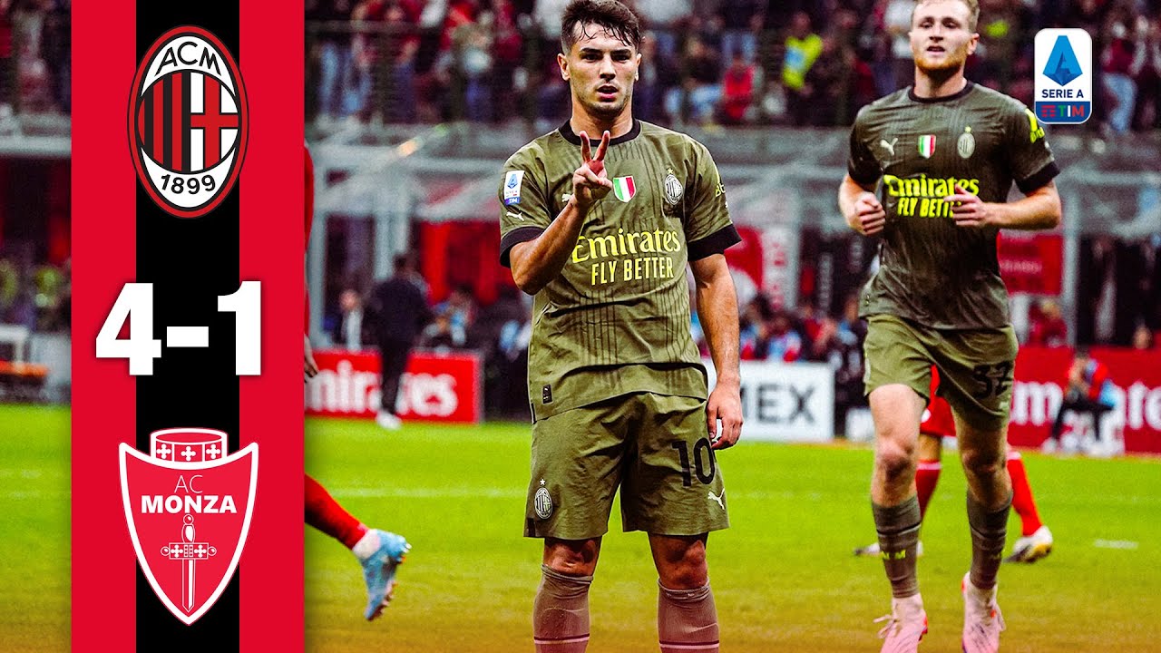 Brahim D&iacute;az show | AC Milan 4-1 Monza | Highlights Serie A
