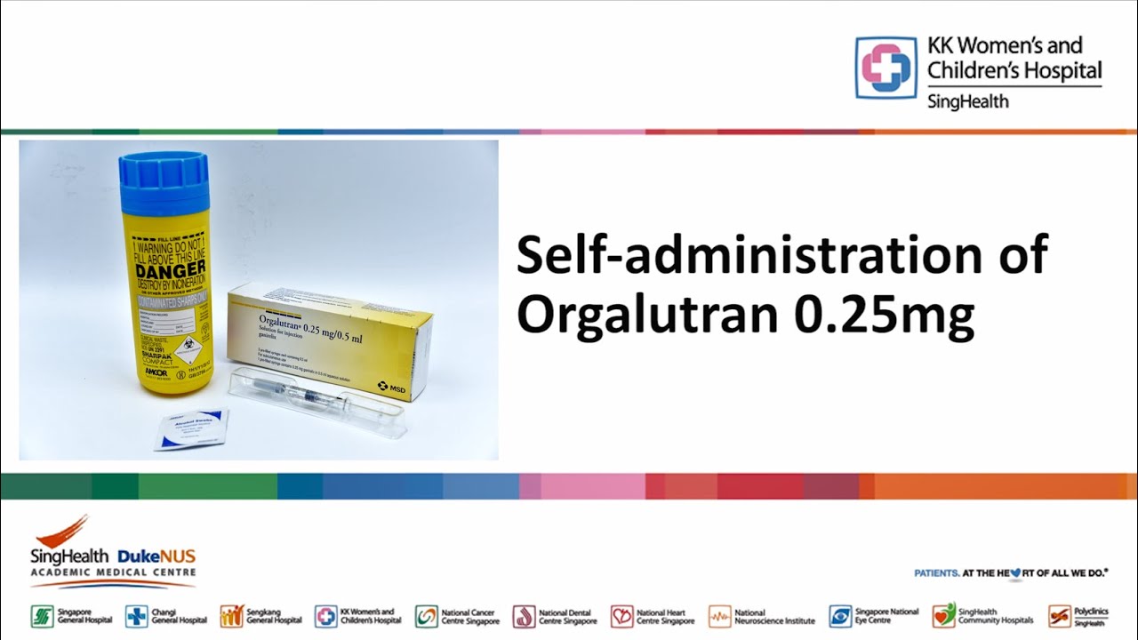 Self-administration of Orgalutran 0.25mg