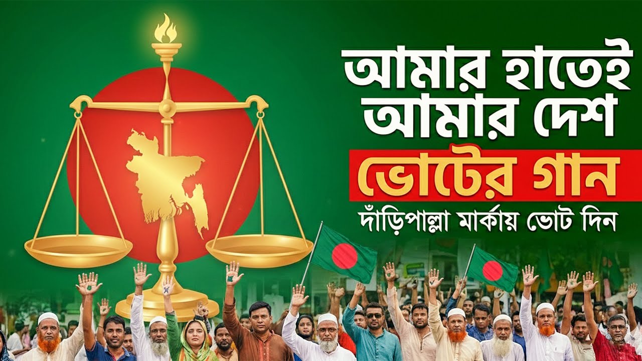 আমার হাতেই আমার দেশ | দাঁড়িপাল্লা মার্কার নতুন নির্বাচনী গান ২০২৬ | Amar Hatei Amar Desh