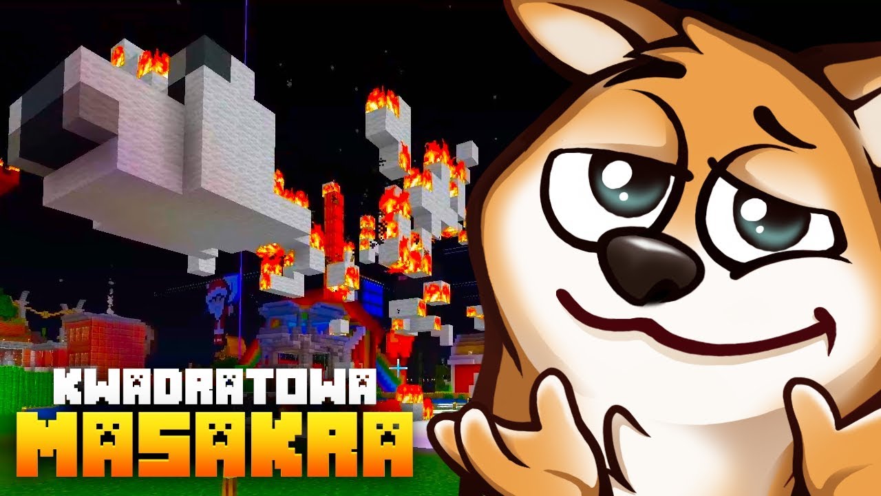 PODPALILIŚMY CHUBERTA tylko dlatego żeby... *zło* (Minecraft Kwadratowa Masakra)