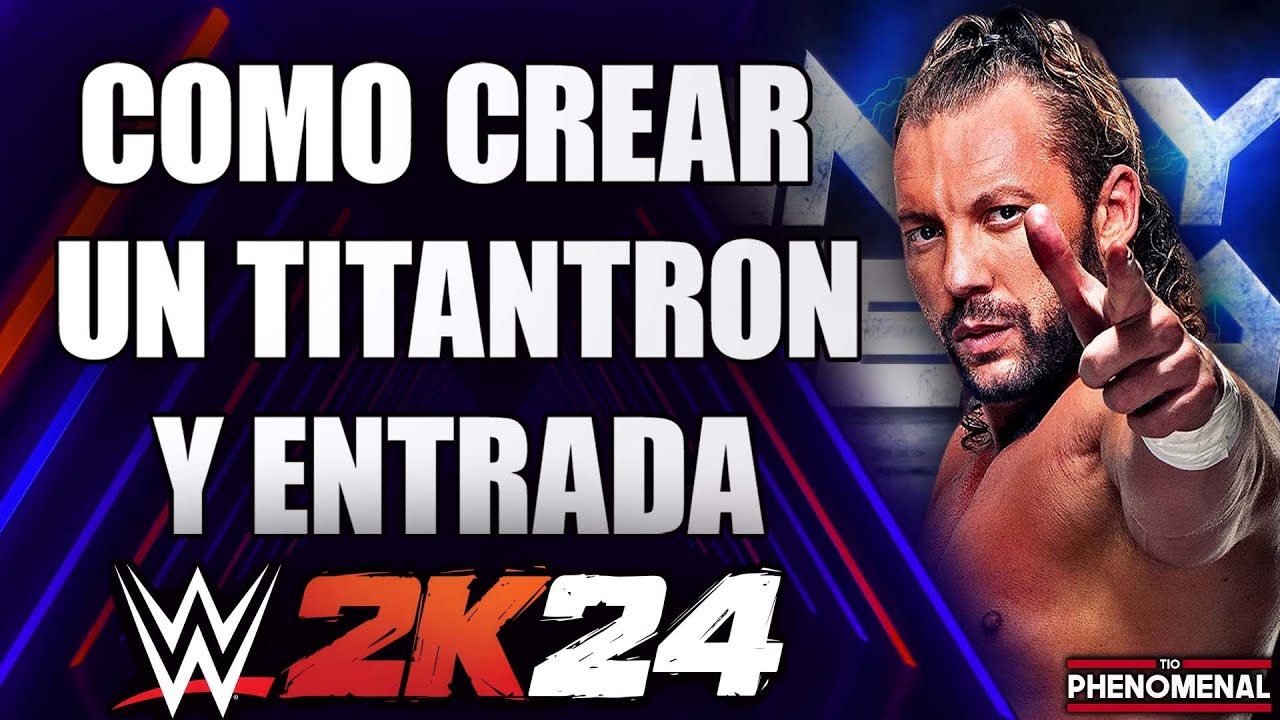 KENNY OMEGA | Como crear un Titantron y Entrada en WWE 2K24 | Tio Phenomenal