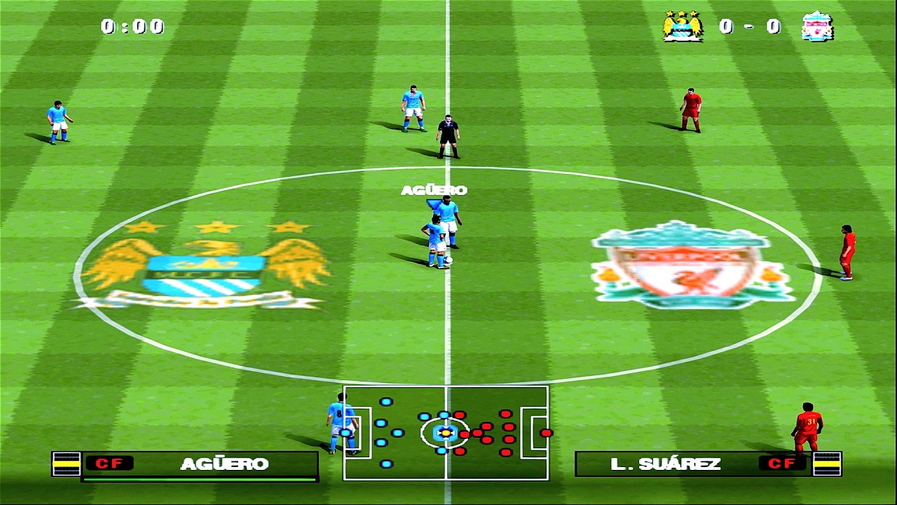 PES 2013 &ndash; Manchester City kontra Liverpool | PS2
