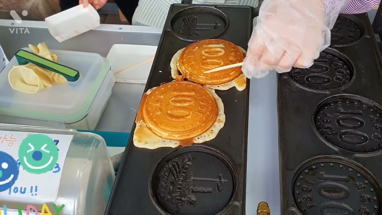 경주 십원빵 같은 백원빵 전국은 동전빵