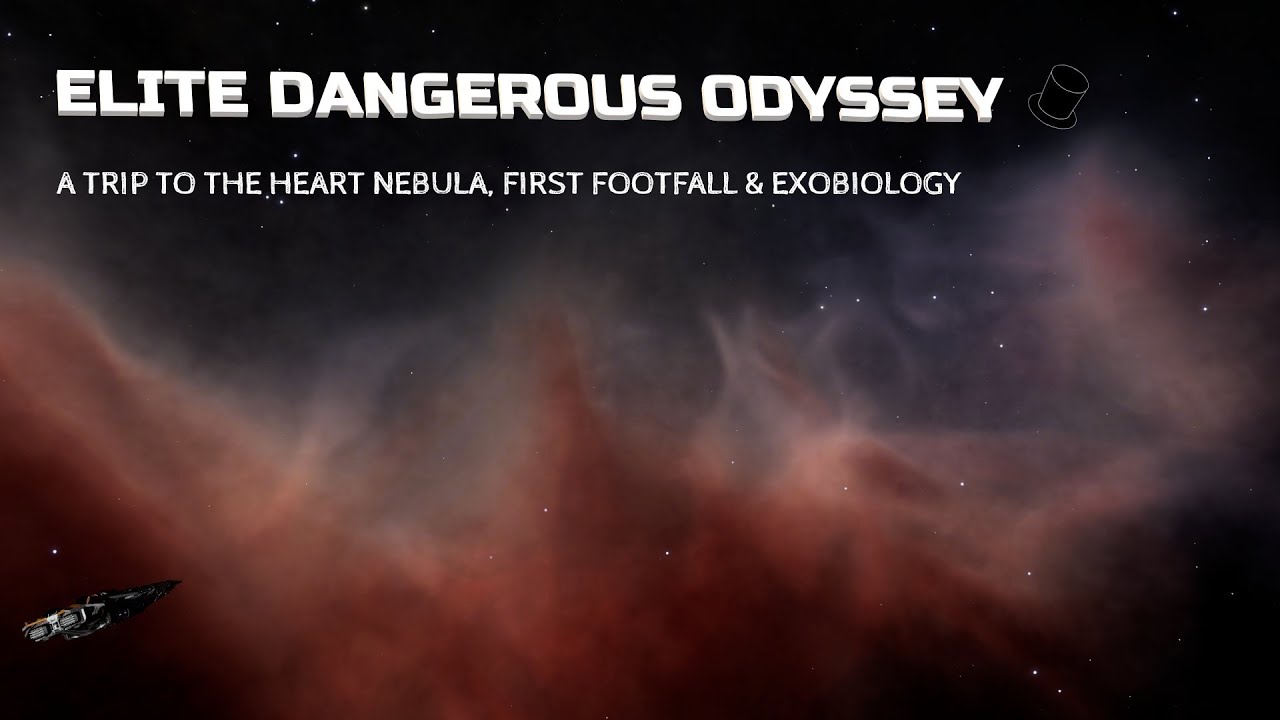 Elite Dangerous Odyssey - Trip to the Heart Nebula, First Footfall, Lots of Exobiology