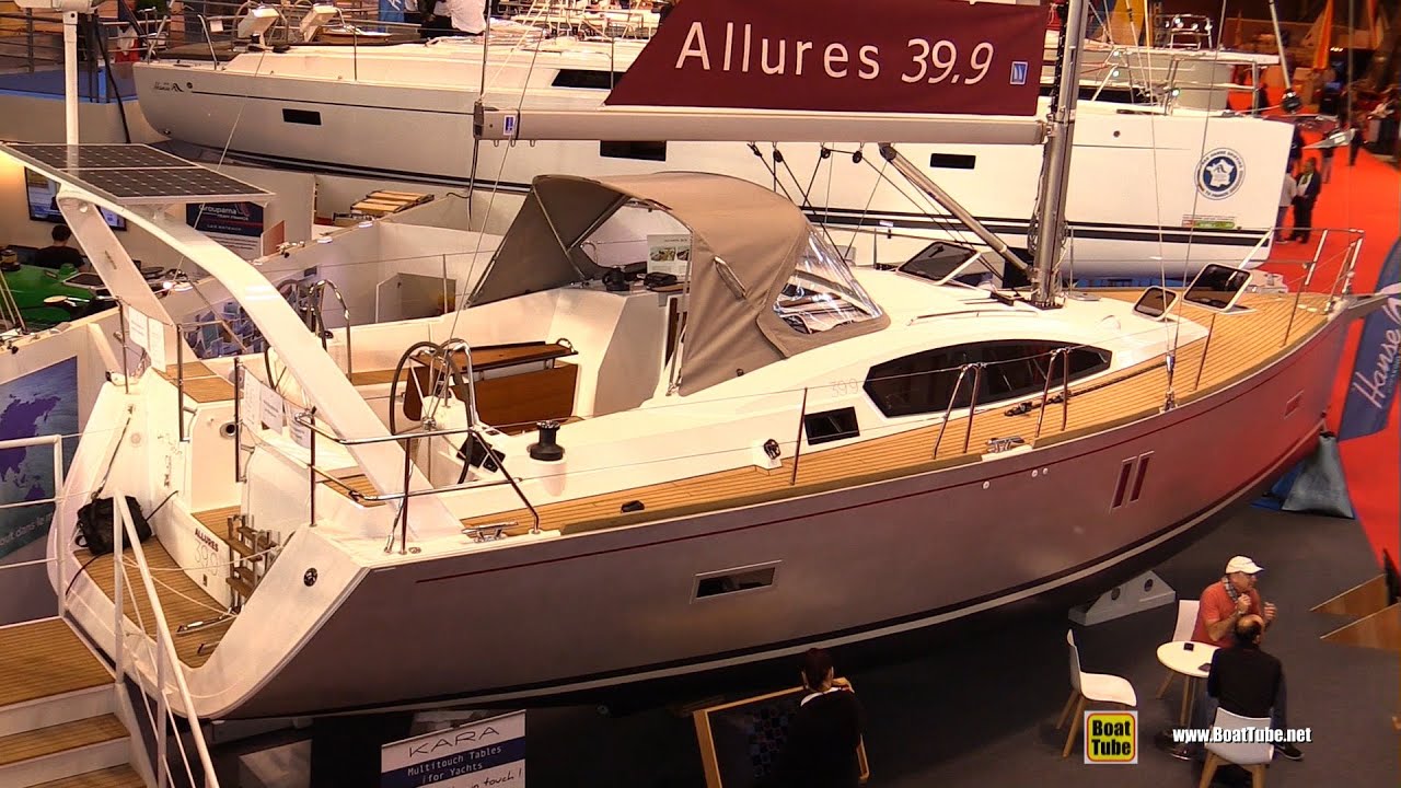 2016 Allures 39.9 Sailing Yacht - Deck and Interior Walkaround - 2015 Salon Nautique de Paris