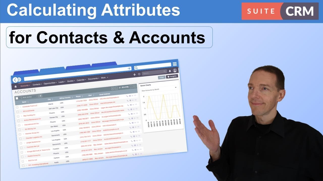 SuiteCRM: Calculating attributes to group, segment, cluster and categorize your Contacts and Acounts