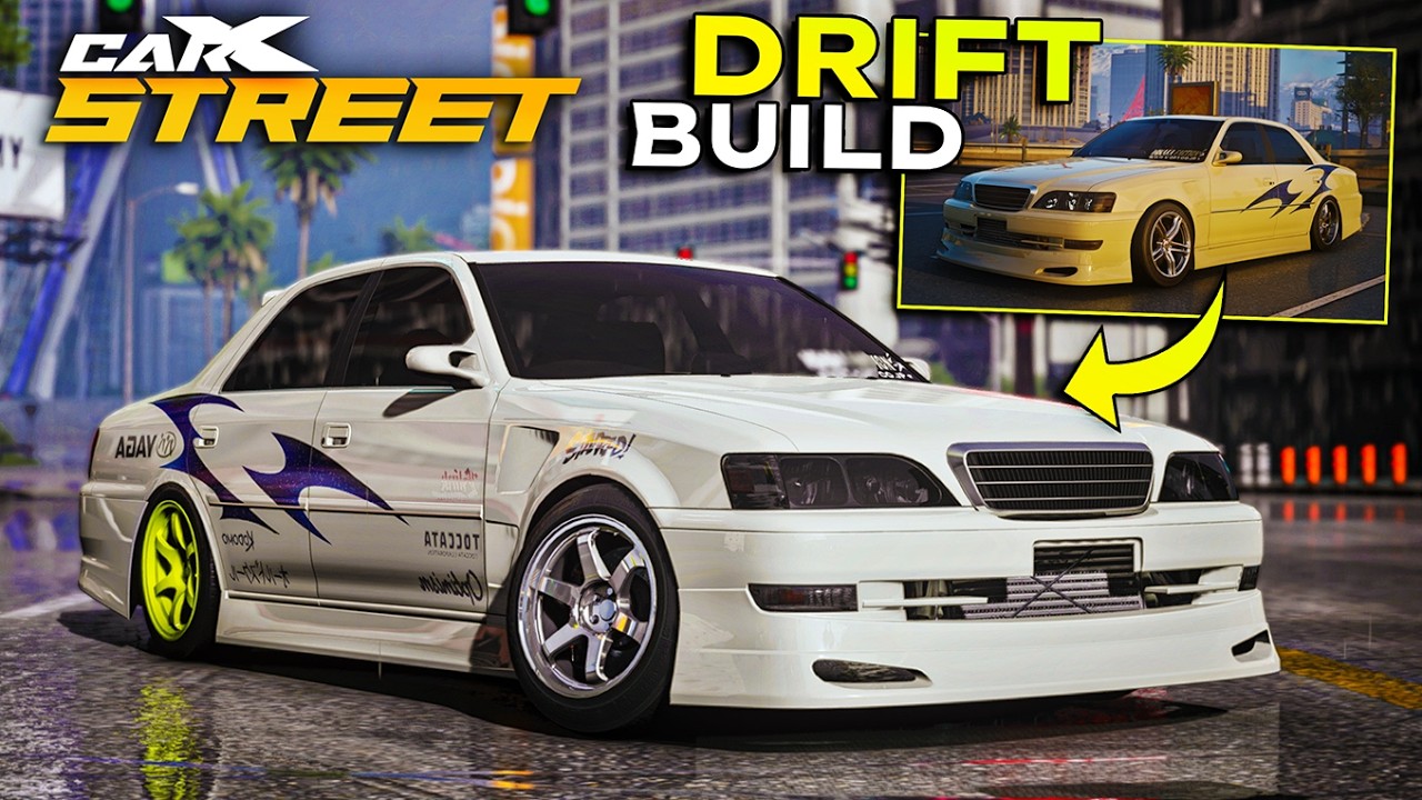 Лучший дрифт-кар JZX100 Cresta (CRT) в стиле стрит-стайл на CarX Street!
