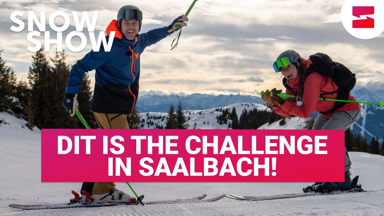 We doen de langste tocht in Salzburgerland: De Challenge in Saalbach! - Snow Show (SE8 EP08)