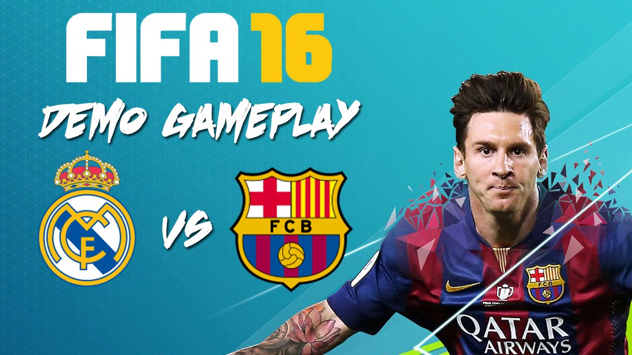 FIFA 16 Demo - Real Madrid vs Barcelona (PS4 Gameplay)