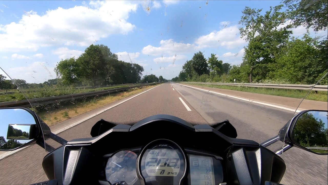 Motor Video FJR1300ae Autobahn from Oberhausen to Elten
