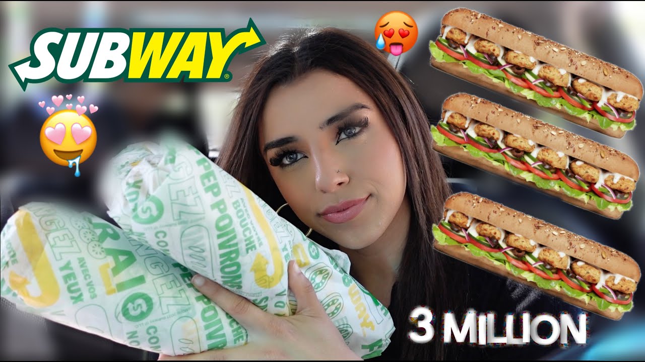 EATING 3 SUBWAY FOOTLONGS TO CELEBRATE 3 MILLION ON TIK OK (FULL VID NO CUTS)