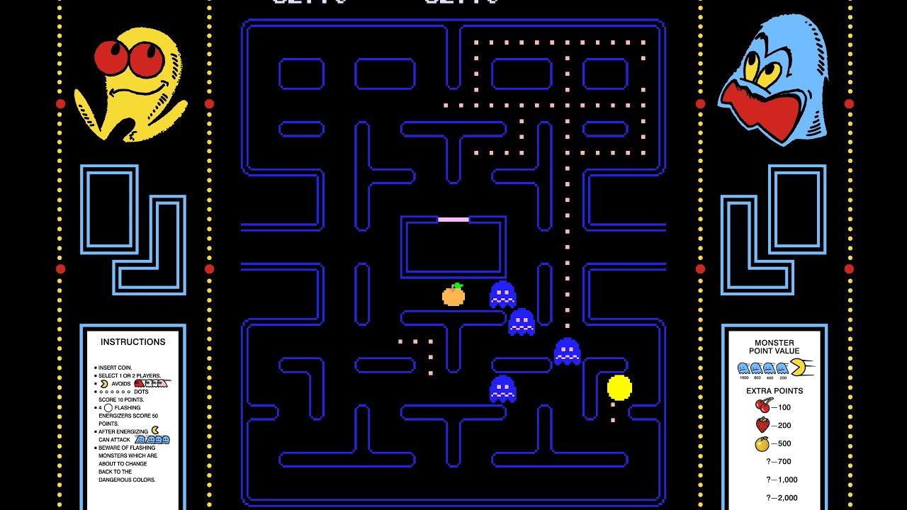 Pacman perfect 1st Peach pattern  MAME - Full 1440p60 HD