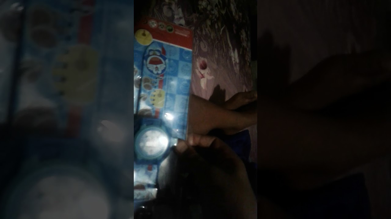 Doraemon projector watch unboxing