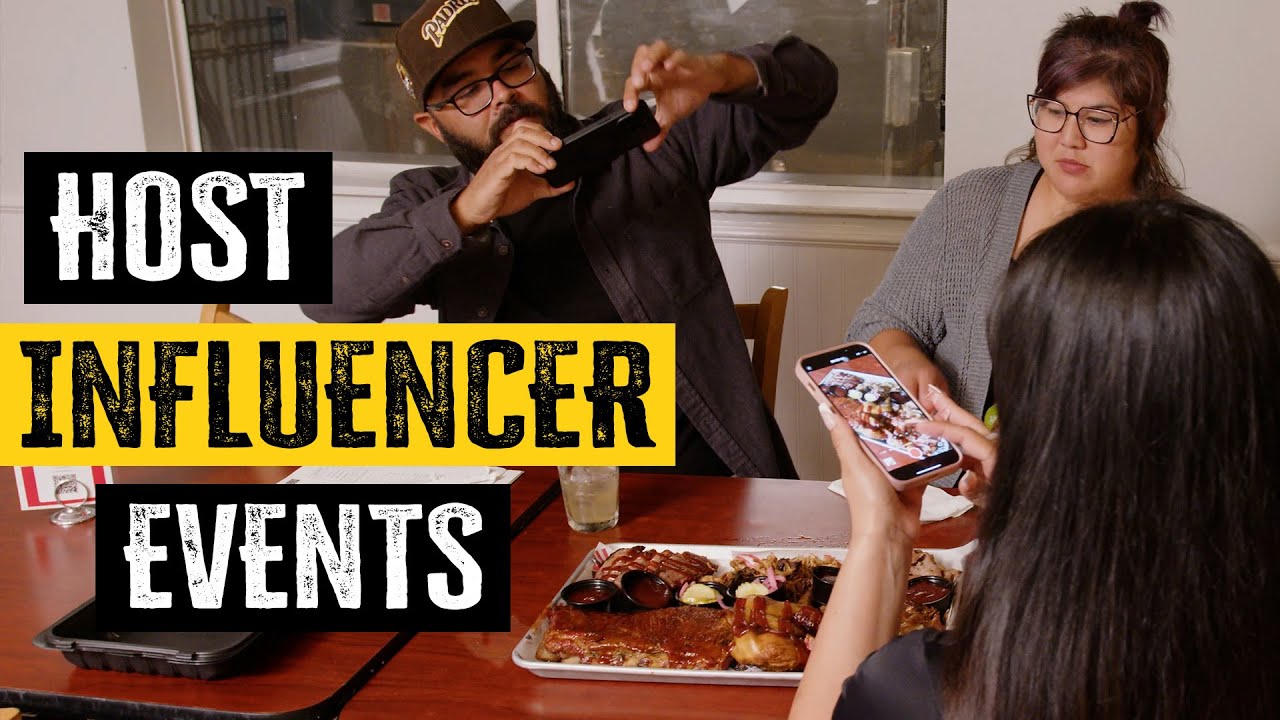 Get Influencers to Promote Your Restaurant on Social Media By Hosting Influencer Events