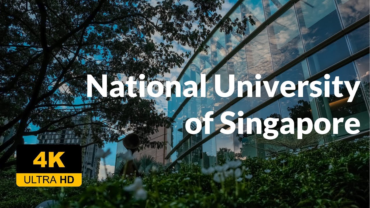 4K UHD Walking Tour - NUS (National University of Singapore) Campus Tour - 新加坡国立大学