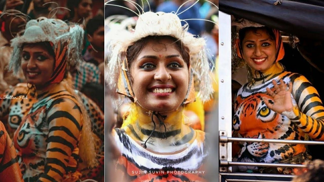 Pulikali 2019| തൃശ്ശൂരിൽ പെൺ പുലികൾ ഇറങ്ങിയപ്പോൾ | Penpulikal in Thrissur | Pulikali 2019