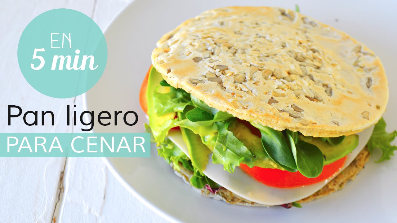 Pan ligero y saludable en menos de 5 min | CENAS SALUDABLES