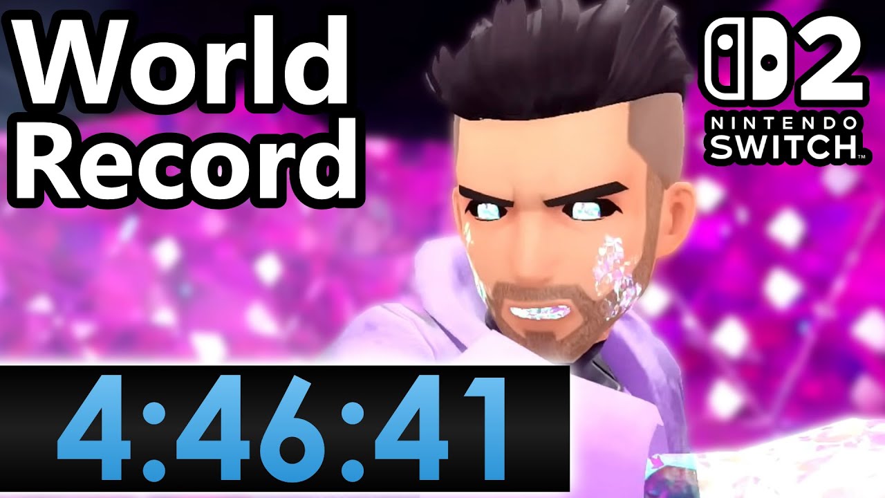 Pokémon Violet Any% Speedrun Switch 2 World Record