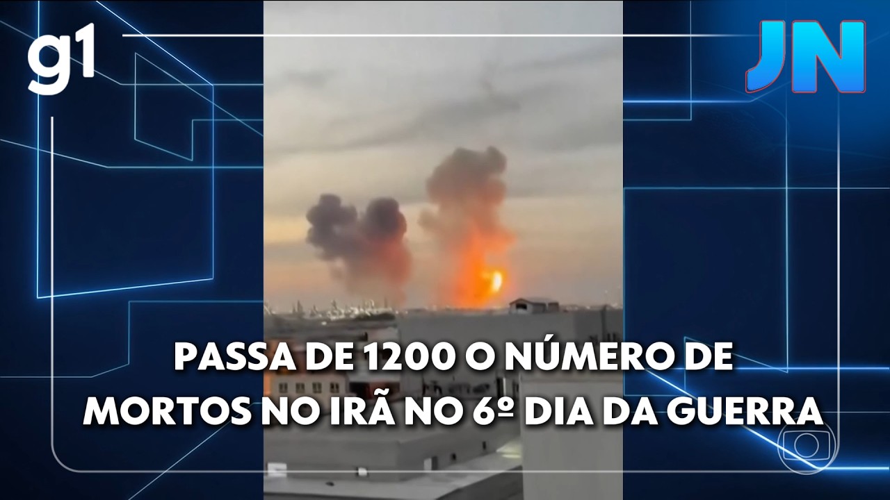 JN: Depois de seis dias de guerra, passa de 1200 o número de mortos no Irã