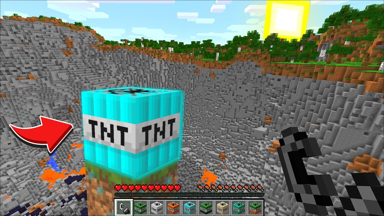Minecraft DON'T TOUCH EXTREME TNT EXPLOSIVES MOD / DANGEROUS TNTs DESTROY HOUSE !! Minecraft Mods