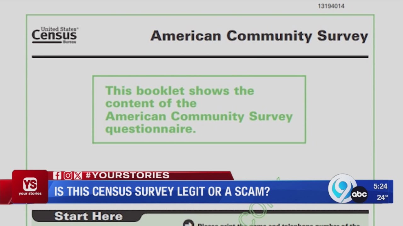 How do I know if the Census survey I received is legit?