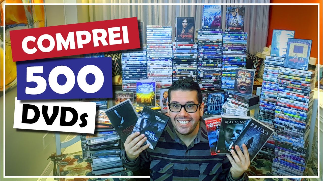 COMPREI UMA VIDEOLOCADORA em um Lote de 500 DVDs Originais do Keoma!!! Muitas Raridades!!! ONC#71