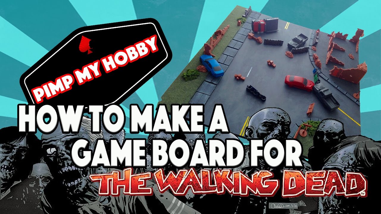Как сделать игровое поле для The Walking Dead All Out War