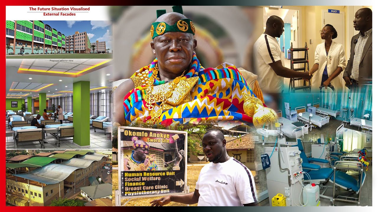 Exclusive ❤️💚🖤Oheneba Tour Otumfuo’s Heal Komfo Anokye Project ,Asanteman Will Always Remember You