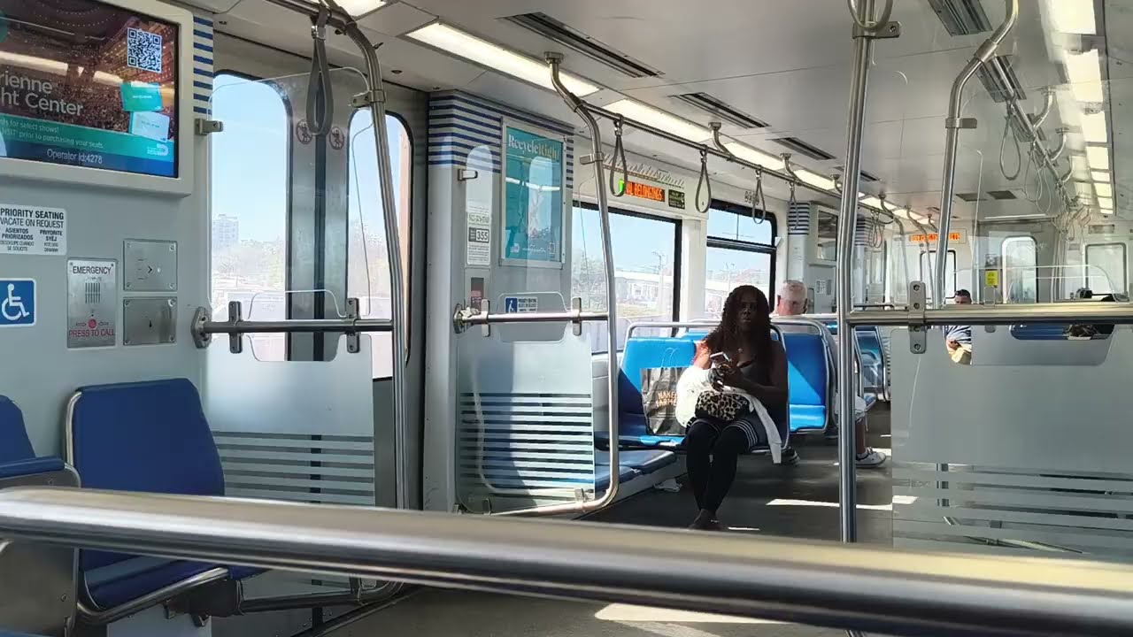 Miami Metrorail: Northbound train Earlington Heights Station to Northside Station