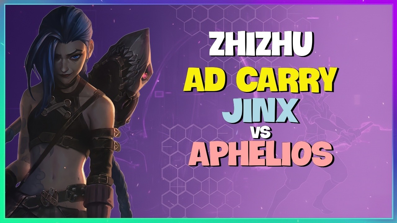 ZhiZhu Jinx : Kẻ Này Đang HỦY DIỆT Aphelios Ở Rank Thách Đấu - Vietsub