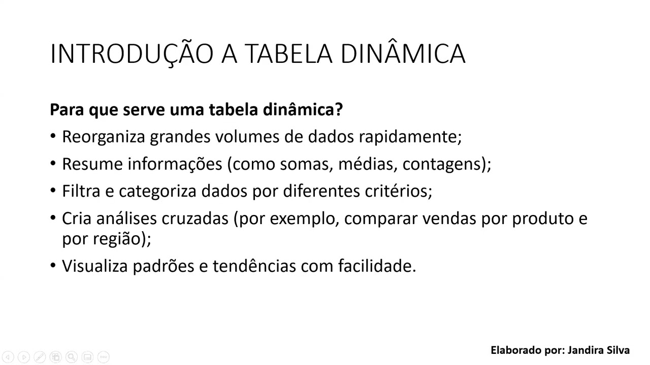 00 - Introdução Tabela Dinâmica