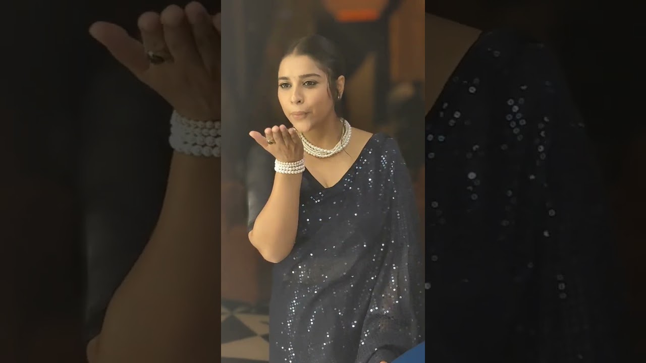 Actress Anara Gupta In Black Saree #viral #shorts