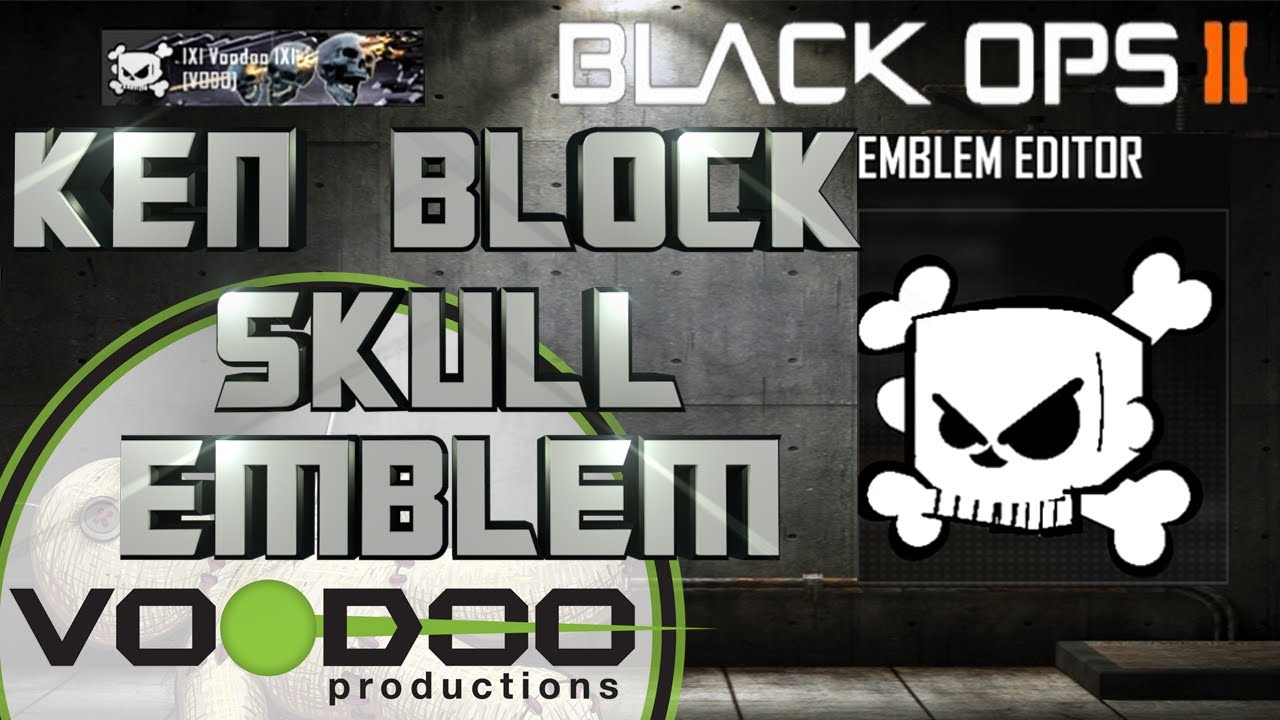 Ken Block Skull , Black Ops 2 Emblem Tutorial , Episode 12